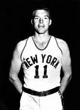 Harry Gallatin Of The New York Knicks Poses 1950 Old Basketball Photo