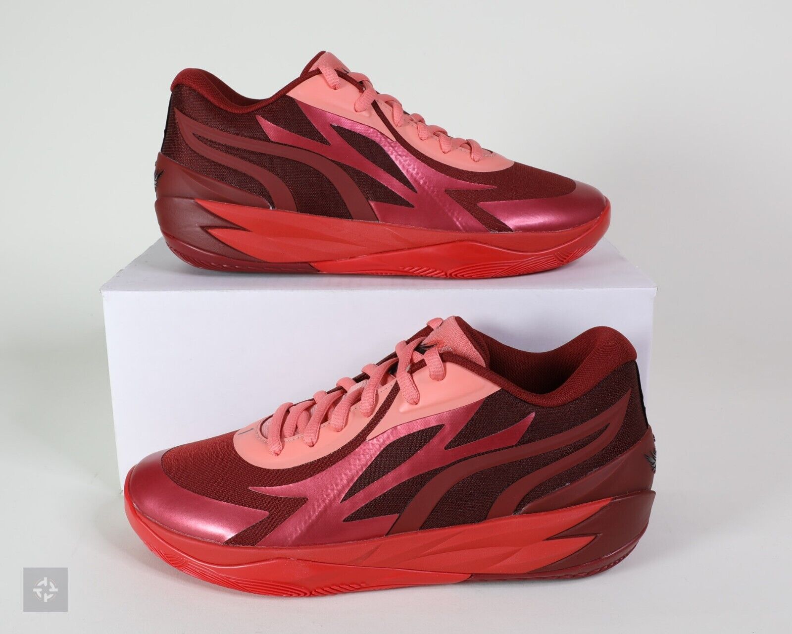 UNRELEASED SAMPLE Puma LaMelo MB.02 Low Red Shoes Men&#039;s Size 9 | eBay