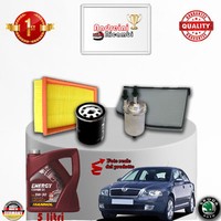 Inspektionskit Filter + ÖL Skoda Octavia II 1.4 55KW 75CV Von 2004-> 2006