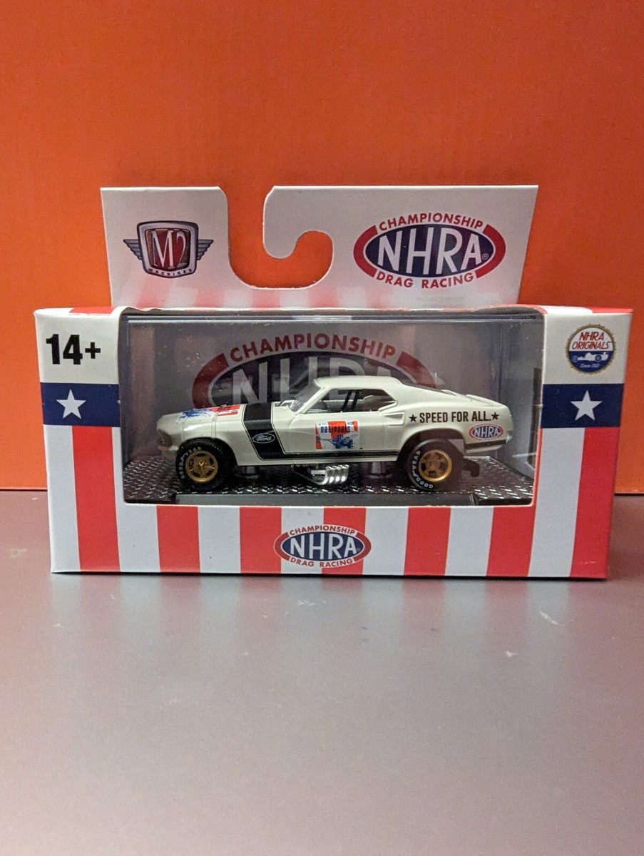 M2 1969 フォード・マスタング NHRA ファニーカー (チェイスカー) 1969 Ford Mustang NHRA Funny Car Black Metallic with Red