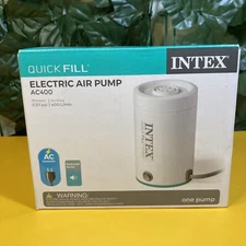 Intex 66645E - Electric Air Pump - Quickfill AC400 (110-120V) 0.57 PSI 400 L/min