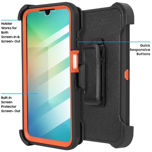Funda con clip para cinturón serie Otterbox Defender para Samsung Galaxy A26 - Imagen 28 de 62