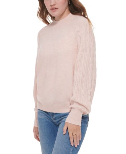 Calvin Klein Jeans Women's Cable Knit Crewneck Sweater B4HP - Picture 7 of 12