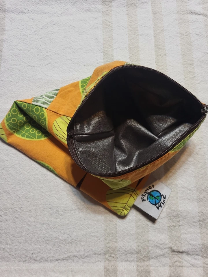 Planet Wise влажный мешок, маленький 7,5 «x 10» оранжевый лес - Изображение 3 из 3