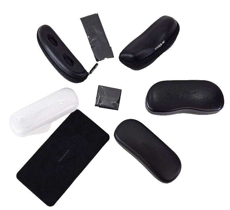 Brillenetui Set 5 Stück Vogue Ray Ban Nike CarreraHartschale Schutz Aufbewahrung - Bild 1 von 4