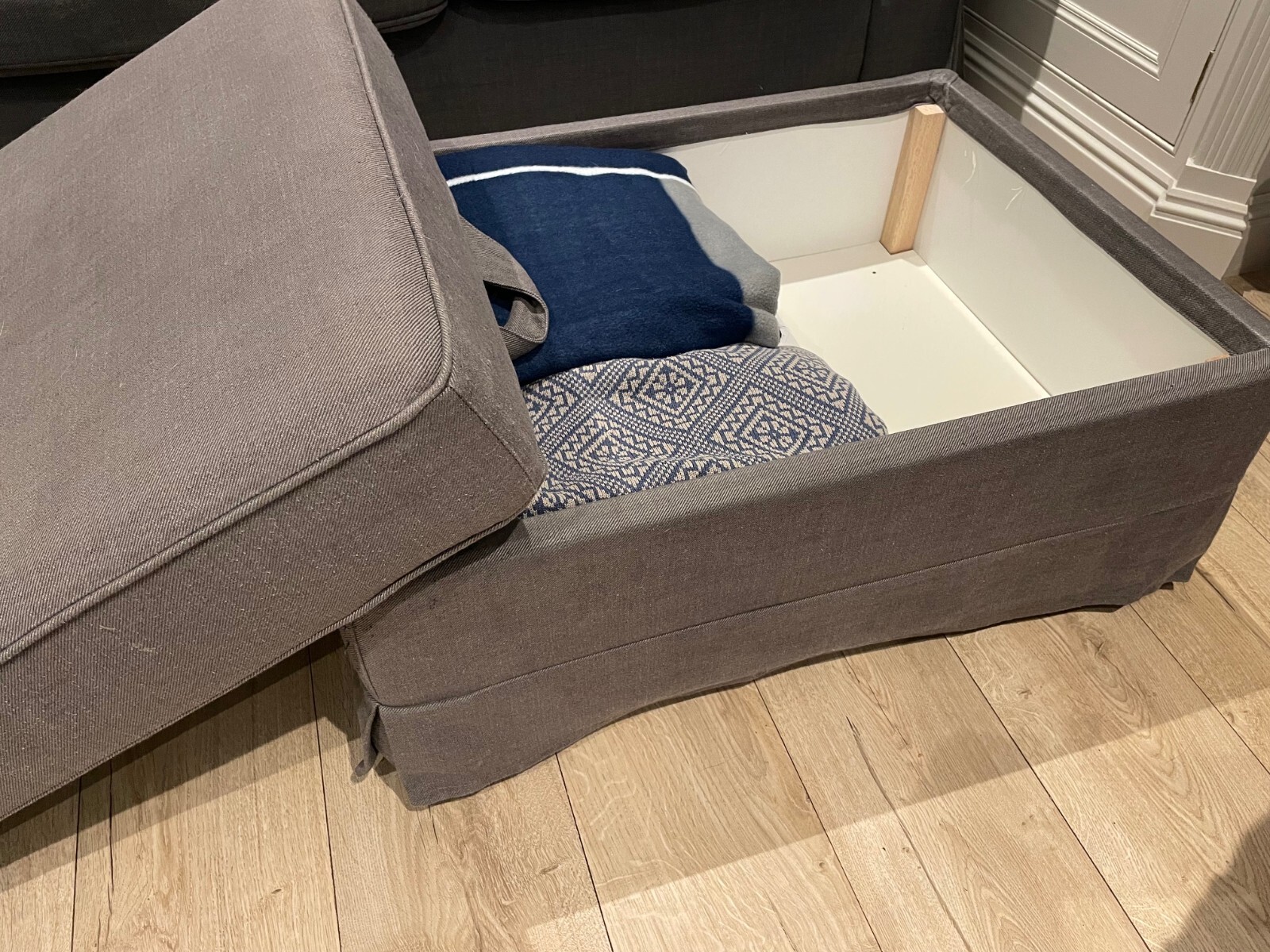 IKEA Ektorp 3Seat Sofa Couch Chaise footstool storage washable eBay