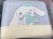 Sanrio Character Cinnamoroll Bi-Fold Wallet Mnyatt Card  Coin Case New Japan