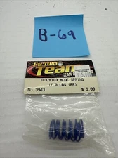 Team Associated TC Springs, blue, 17.0 lb/in 3943