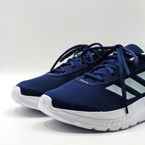 Adidas "Cloudfoam Comfy" scarpe ultraleggere da donna per tutti i giorni (verde navy/schiuma di mare) - Foto 4 di 19