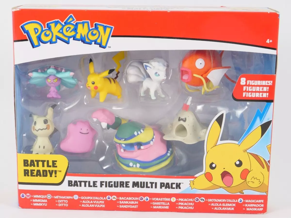 Pokémon - Coffret de 8 figurines battle figure multi pack