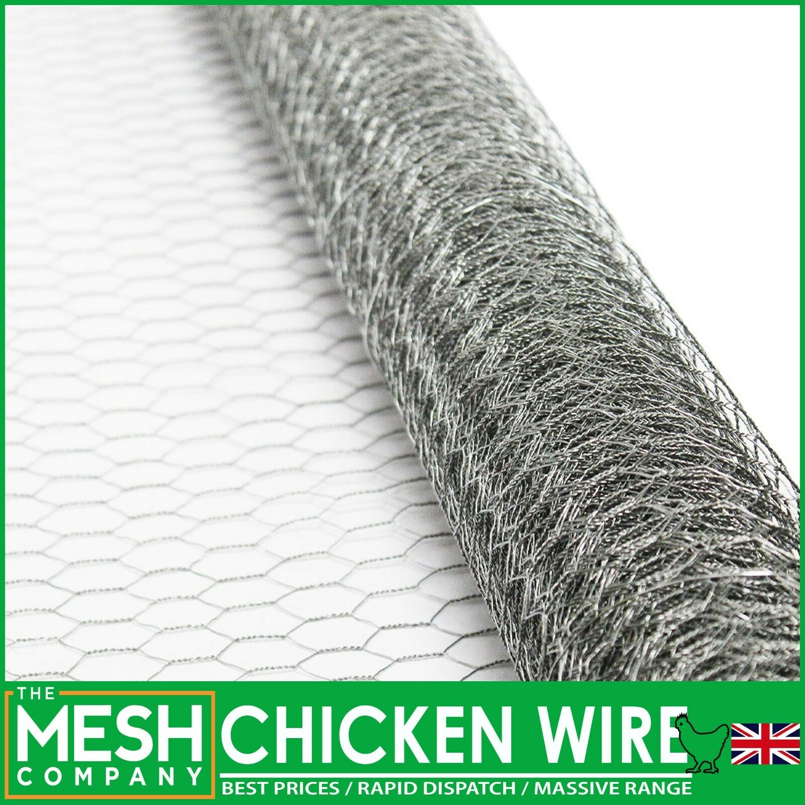 Galvanised Chicken Wire Mesh Netting Rabbit Cage Aviary Fence Plant Net - Picture 21 of 40