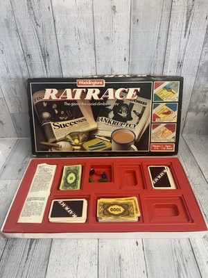 Waddingtons Rattenrennen Vintage Brettspiel unvollständig 1984 Familienspaß bitte lesen