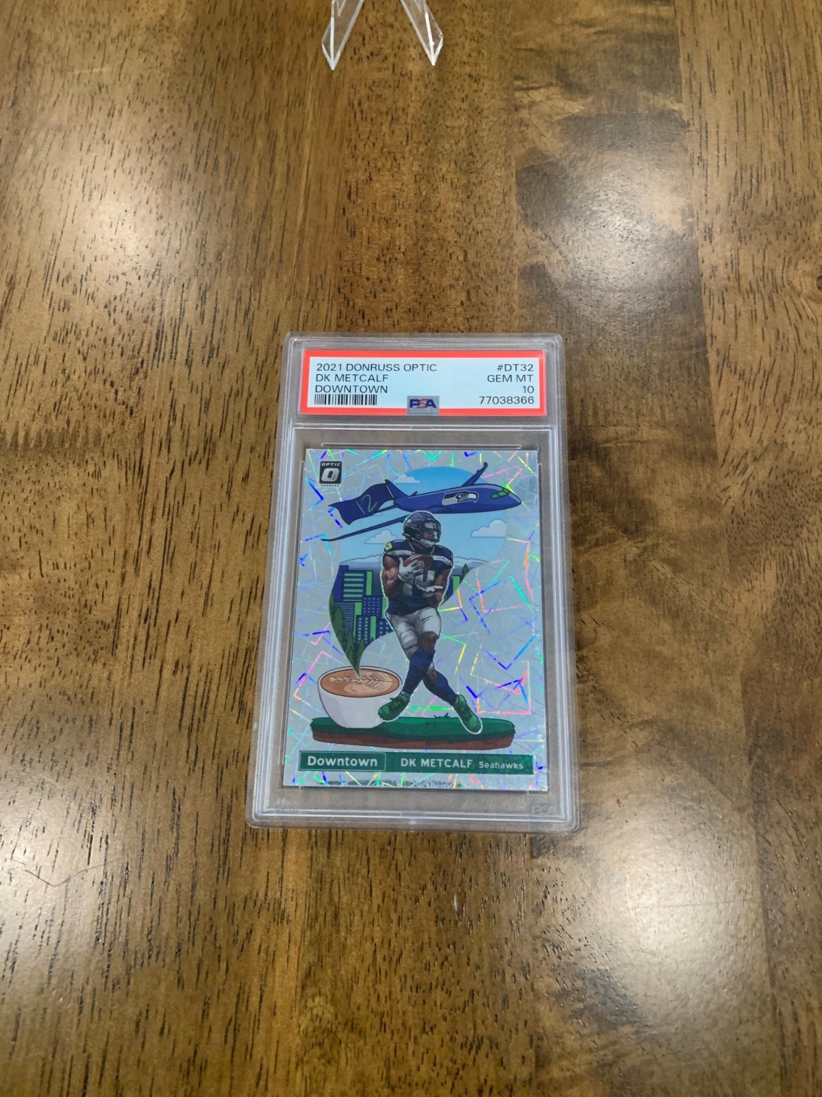 2021 Panini Donruss Optic Downtown! DK Metcalf Seahawks PSA 10 #DT32!