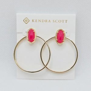 Kendra Scott Danielle Earrings in Burgundy Illusion