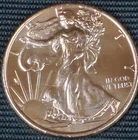 1 oz  Bullion Walking Liberty Eagle Round  999 pure fine mint copper coin