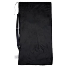 **Champion Sports Mesh Equipment Bag 24" x 48" Black Breathable Nylon**