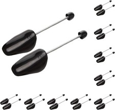 10 Pairs Plastic Shoe Tree Stretcher Shaper for Men Black Black