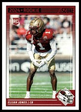 2024 Score #377 Elijah Jones Green Arizona Cardinals Rookie