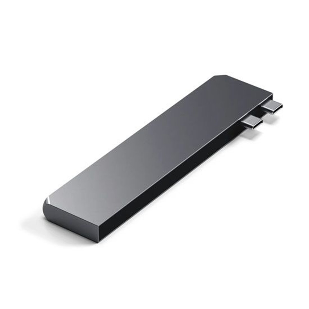 Hub USB-C pour MacBook Satechi gris adaptateur compact multiprise multiport - 3
