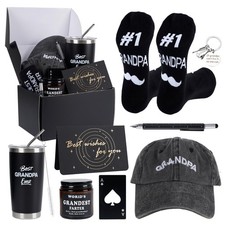 9 PCS Grandpa Gifts Fathers Day Grandfather Granddaughter Style1 Present