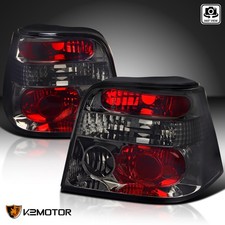 Smoke Fits 1999-2006 Volkswagen Golf Iv Mk4 Tail Lights Brake Lamps Leftright