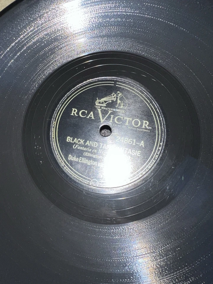 1943 Duke Ellington Jazz 78 RPM Black And Tan Fantasie Creole Love Call RCA VG+ - Image 3 of 4