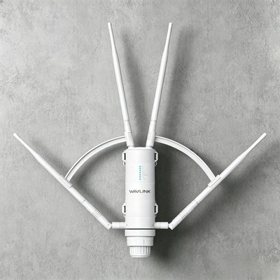 AC1200 Outdoor Mesh Extender Router Long Range WiFi Repeater for Farm/RV/Camera