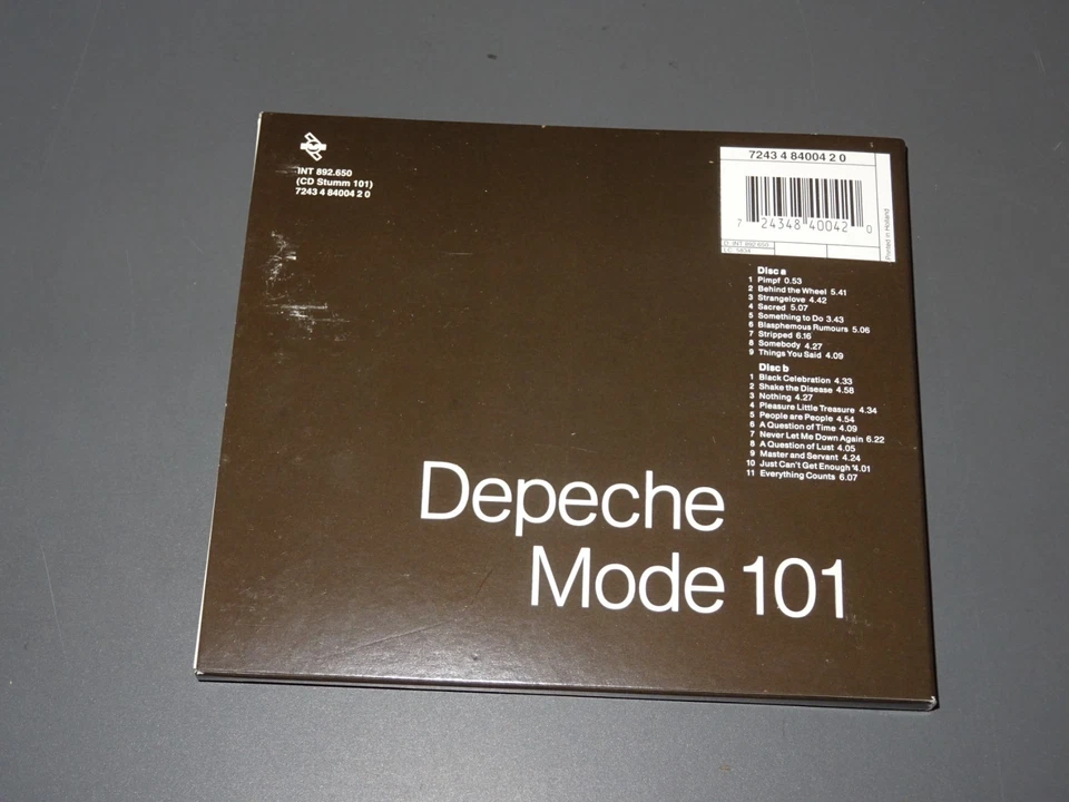 DEPECHE MODE - 101 / HOLLAND-GERMANY 2-CD-SET (MINT-) IM PAPPSCHUBER - Bild 2 von 3