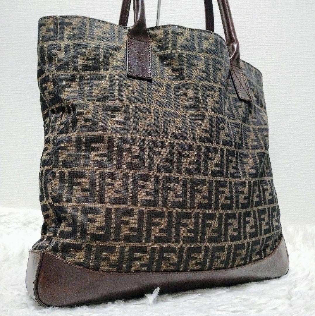 Fendi Zucca Pattern Large A4 Tote Bag Preowned