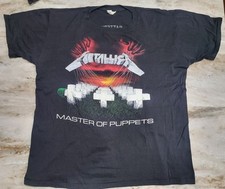 Metallica Master Of Puppets Vintage Vtg Band T-Shirt 1986-1987 1/1 Pacer Tag
