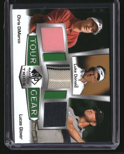 2024 SP Game Used Chris DiMarco / Luke Donald / Lucas Glover Tour Gear Trios