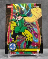 Sandman 2026 Topps Finest Fantastic Four Blacklight #BL-076 Common Blue /150 SP