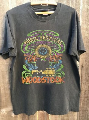 Woodstock Band Vintage Music Festival Charcoal Unisex T-shirt S-5XL WA4326