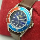 Seiko Alba Kiki Quartz Y643-030A Pepsi Bezel Vintage Women Watch
