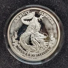 2017 1 oz proof Death to the Dollar Dragon 999 COA BOX Silver Shield MiniMintage