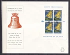 [LG80445] Belgium N°BL34FDC Peace Bell First Day Cover COB € 11,00 UNG