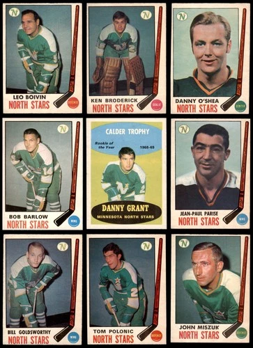 1969-70 O-Pee-Chee North Stars Near Team Set 6 - EX/MT 5318479 (11 / 18 cards)