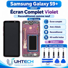 Écran Tactile + Châssis Samsung Galaxy S9+ G965F - Reconditionné - Violet