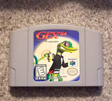 Midway Gex 64: Enter the Gecko Nintendo 64 N64 Cartridge E NTSC-U/C
