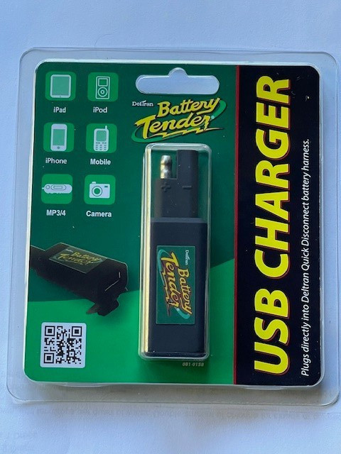 Battery Tender USB Charger Adapter for 12-volt batteries, SAE to USB