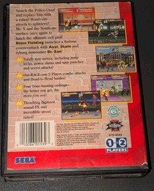 Streets of Rage 3 Sega Genesis Game w/ Case No Manual Authentic