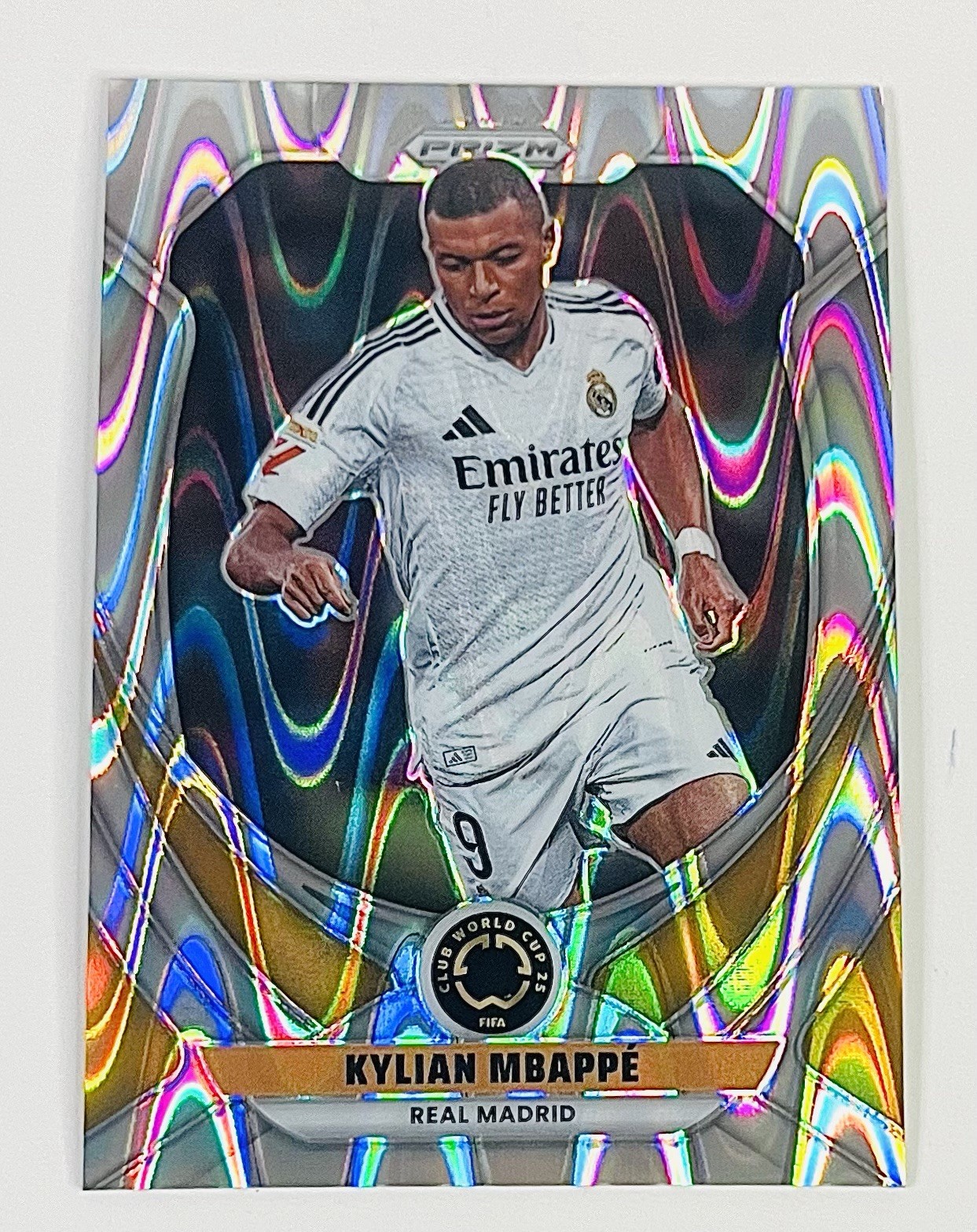Kylian Mbappe 2025 Panini Prizm FIFA Club World Cup Seismic Prizm Real Madrid