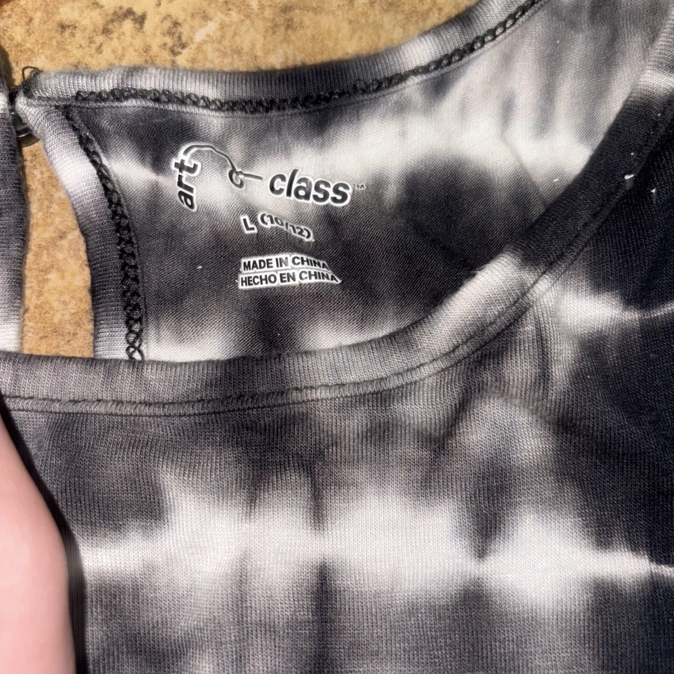 Art class Girls Vertical Striped Jumpsuit  Knotted Bow In Navy/White size12 - Image 4 of 4