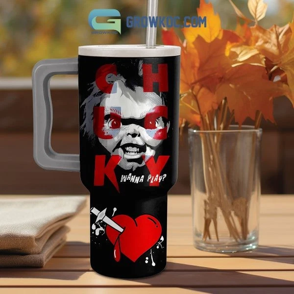 Chucky Wanna Play Friends 40oz Tumbler with Handle