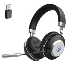 Wantek Wireless Headsets with Microphone USB Dongle Bluetooth Headphones