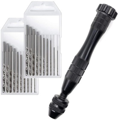 CNC-Machined Precision Pin Vise Hand Drill for Resin Crafts & Miniature Projects
