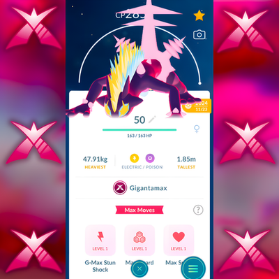 Gigantamax Blastoise Per Pokémon Go - Nuovo, Codice Regione Free
