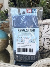 Duluth Trading Co Men's Go Buck Naked Performance Boxer Briefs blue Large