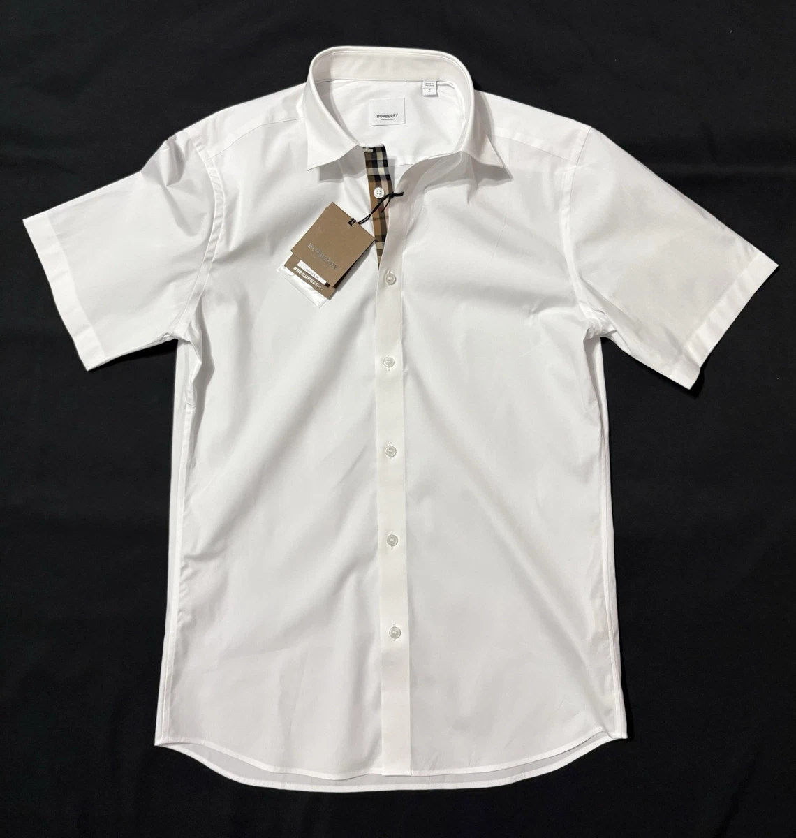 Burberry White Casual Button-Down Shirts for Men for sale | eBay