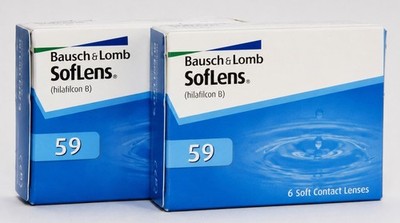 Bausch + Lomb SofLens 59 Kontaktlinsen   2x6 Stück   NEU & OVP